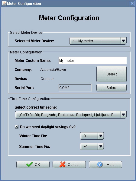 Meter Configuration